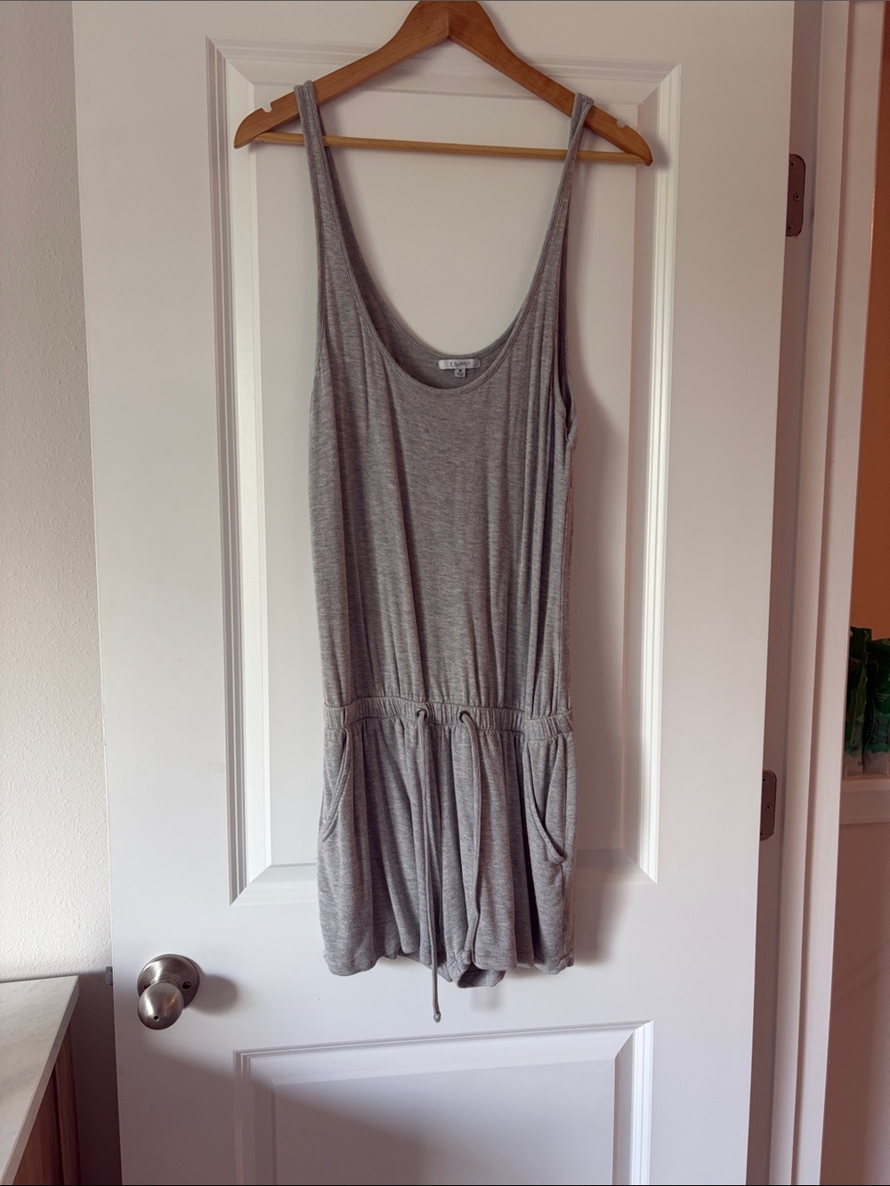 Z Supply Grey Sleeveless Romper